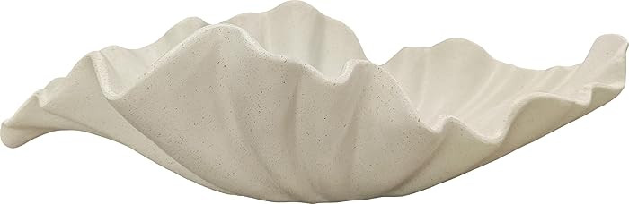 12" Large Decorative Bowl decor, Modern Home Decoration Scallop Bowl,Fashion Key Bowl for Entranc... | Amazon (US)
