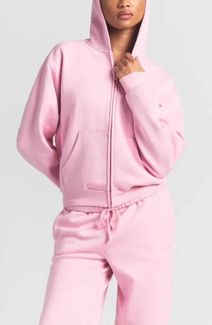 Cotton Fleece Blend Classic Zip-Up Hoodie | Nordstrom