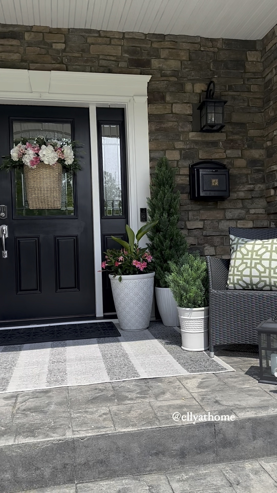 Summer porch styling sales! Shop my hanging basket on sale, lightweight planters, faux potted trees and plants, more planters. Summer porch accessories. 

#LTKHome #LTKVideo #LTKSaleAlert