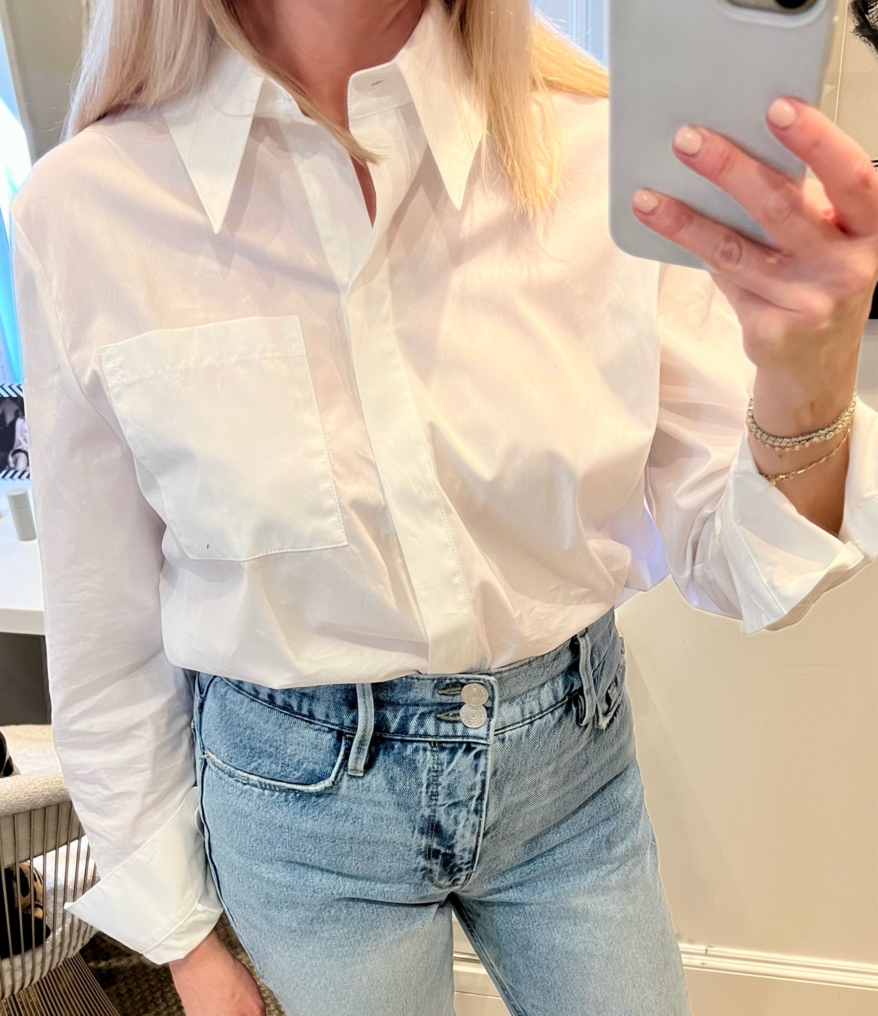 Closet hero : white button down.  I wear them all year long!   I especially love this one because it’s cropped.

#LTKstyletip