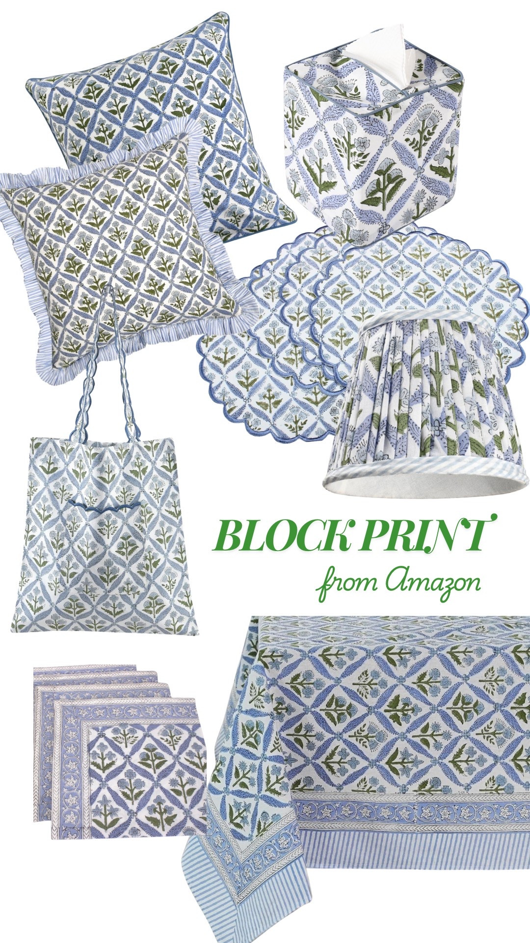 Love these hand block print, 100% cotton designs made in India. So many prints to choose from! 

#blockprint #tablescape #amazonfinds #homedecor 

#LTKFindsUnder50 #LTKHome #LTKStyleTip