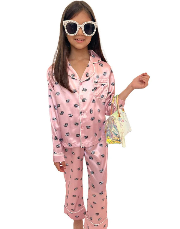 Evil Eye Silk Pant Set | Lola + The Boys