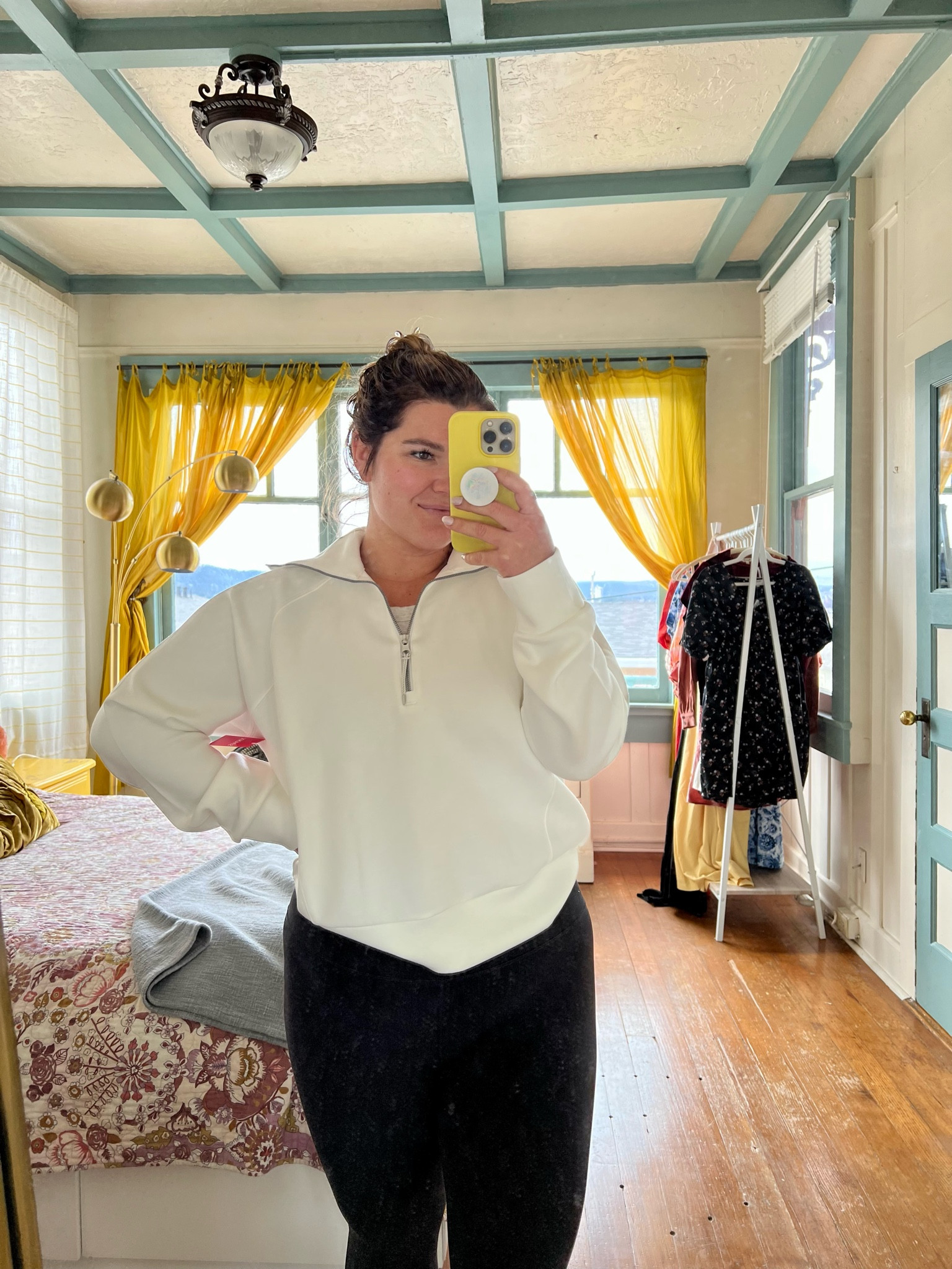 This Spanx half zip is a literal dream. The fabric is incredibly soft and comes in multiple colors! I’m wearing a size large. Use discount code LTKCONXSPANX

#LTKcurves #LTKfit