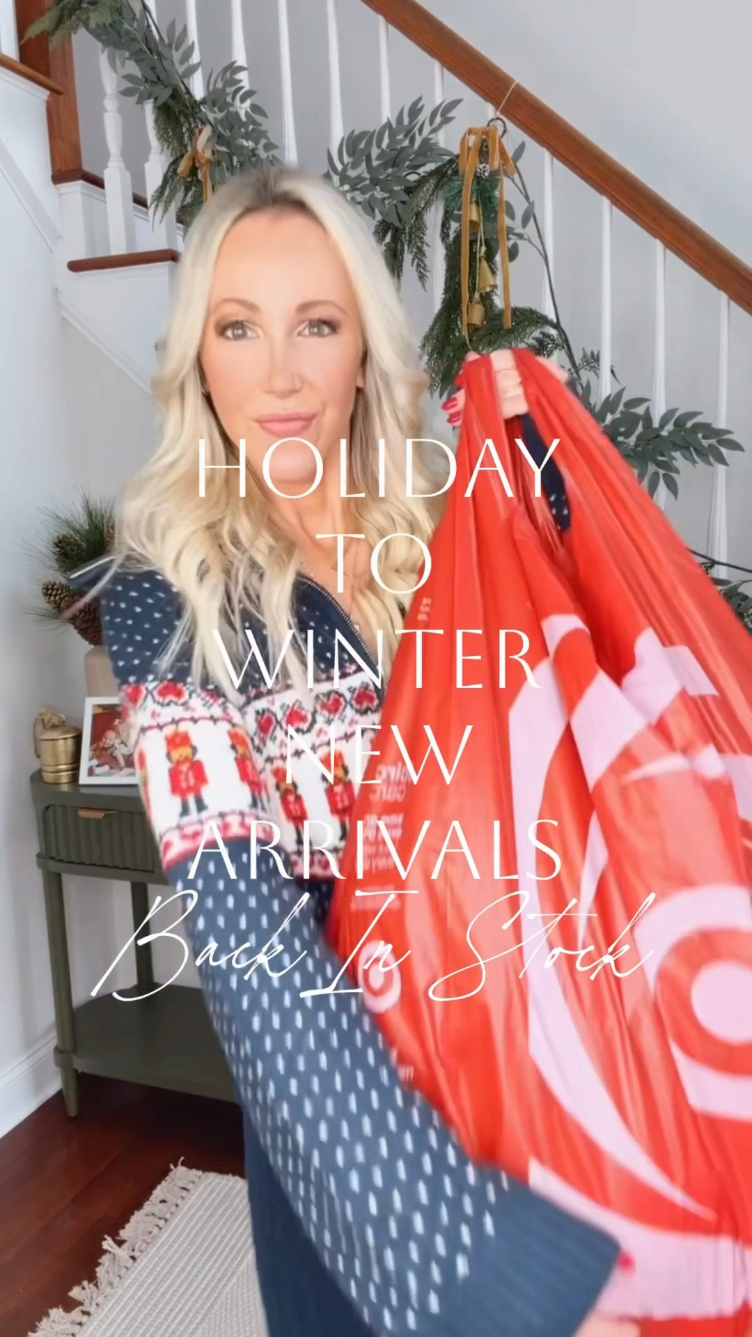 Holiday to winter new arrivals from Target!🎄❄️ Back in stock, so I’m resharing because I can’t let you miss these‼️Target new arrivals that are cozy, cozy, cozy! 🤩 How cute are these cozy sweaters? The best part is that you can take them from holiday to winter! And they are SOO soft and stretchy! Obsessed with the comfy level of all! And can we talk about the cozy lounge pants? So stretchy (but they hold their shape) and soft, without being itchy! Also, everything has been recently restocked‼️Btw, these high rise wide leg jeans are my favorite jeans EVER. No joke. Which new arrival from Target is your fave?l👇🏻

#target #targetstyle #cozytraveloutfit #cozyset #winteroutfitswomen cozy travel outfit, cozy set, winter outfits women, new At Target, Target finds, Target fashion, Target new arrivals, target outfit, pullover sweater, winter sweater, lounge pants, loungewear, fair isle, levis, wide leg jeans, wide leg denim, winter outfit, winter style travel style, travel outfit,   party outfit, ski sweater, target sweater,  target haul, sweater from Target, target outfits

#LTKHoliday #LTKTravel #LTKFindsUnder50