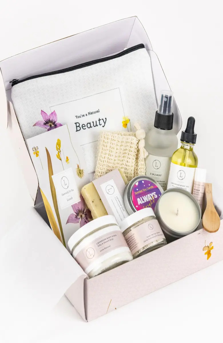 Spa Gift Box, Natural Bath and Body Relaxing Package for Friend | Nordstrom