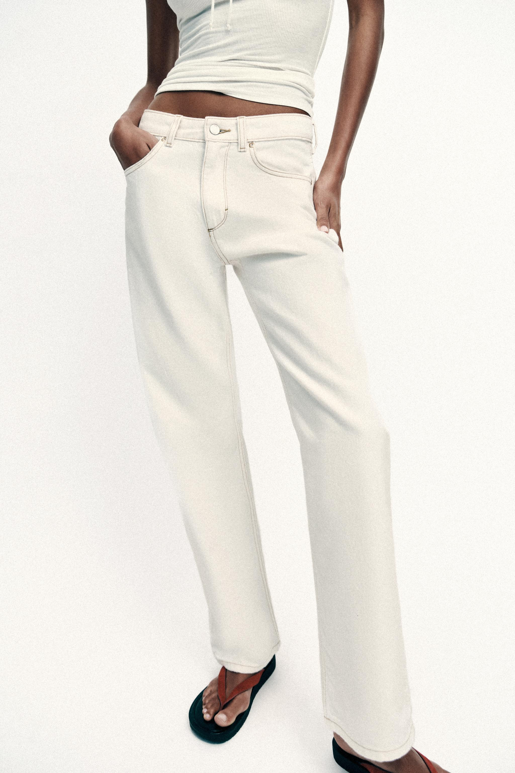 Z1975 HIGH WAIST STRAIGHT LONG LENGTH JEANS | Zara US