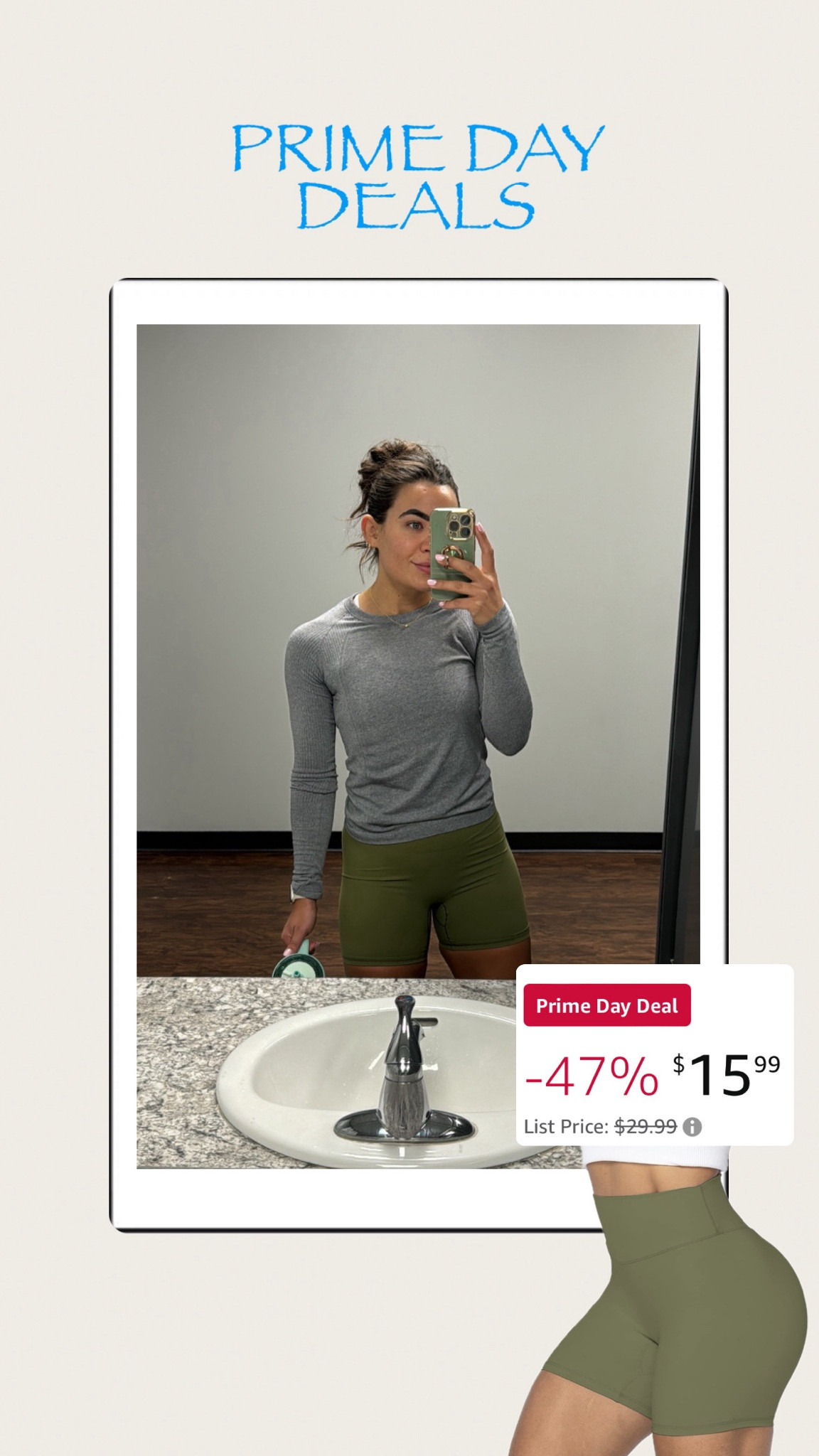 Amazon prime day / biker shorts (small) soo soft!

#LTKFitness #LTKSaleAlert #LTKActive