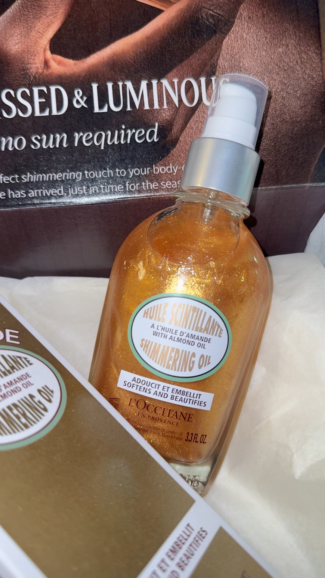 Mermaid summer 🧜🏼‍♀️ shimmering oil is now available 🫧☀️
#loccitane #summeressentials 