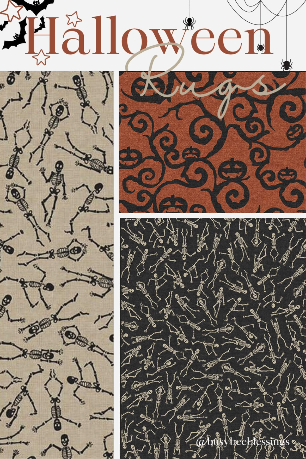 Beautiful Halloween rugs available in many different sizes, including runners, and perfect to set the spooky mood in every room.

#LTKHalloween #LTKhome #LTKSeasonal
