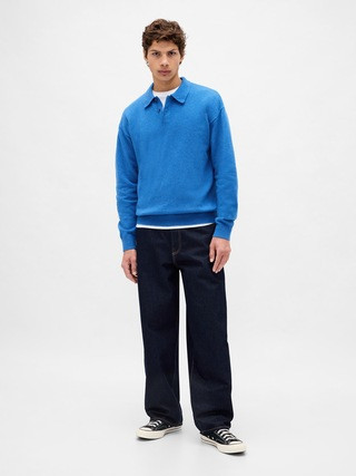 CashSoft Relaxed Polo Sweater | Gap (US)