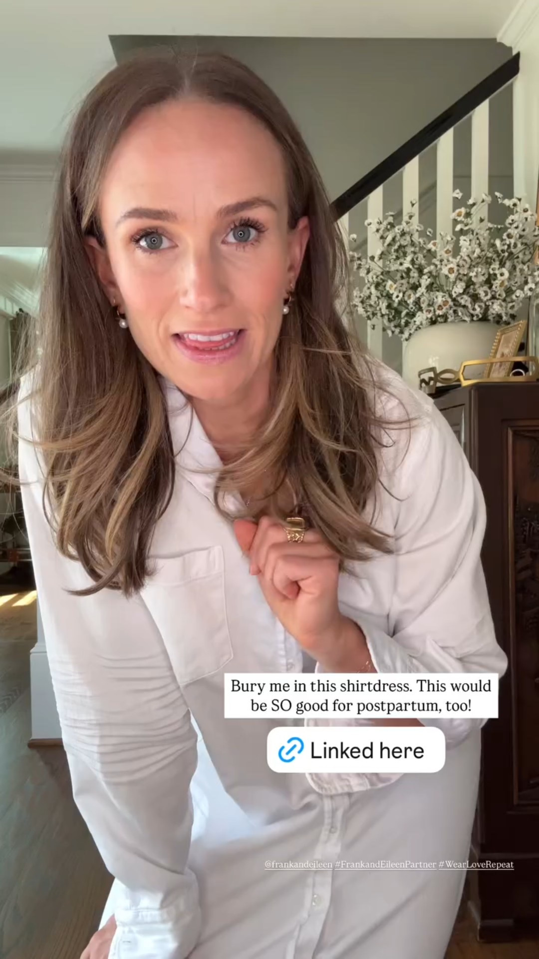 Bury me in this shirtdress. This would be SO good for postpartum, too!  @frankandeileen #FrankandEileenPartner #WearLoveRepeat