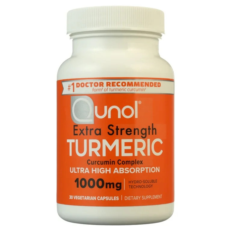 Qunol Turmeric Curcumin Capsules, 1000mg, Ultra High Absorption, Joint Support Supplement, 30 Cou... | Walmart (US)