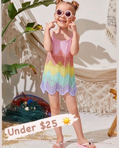 Under $25 many colors 
Amazon finds for kids
Girls swim cover up
Toddler swim cover up
Crochet swim cover up 
Under $25 swim
Amazon swim 
Vacation clothes for kids 
Amazon fashion  

#LTKtravel #LTKkids #LTKswim