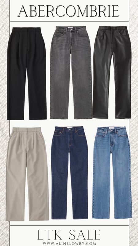 Abercrombie LTK exclusive sale - only here on the LTK app. 20% sitewide! Here my favorite jeans from Abercrombie & Fitch. #pants #jeans #trousers 

#LTKU #LTKSale #LTKSeasonal