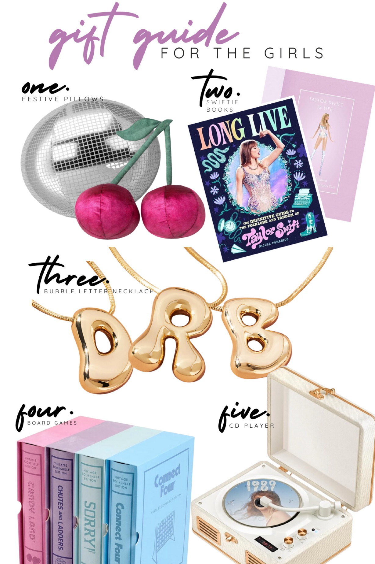 Gift guide for the girls 🪩 all things Taylor, color and discos 

#LTKKids #LTKHoliday #LTKGiftGuide