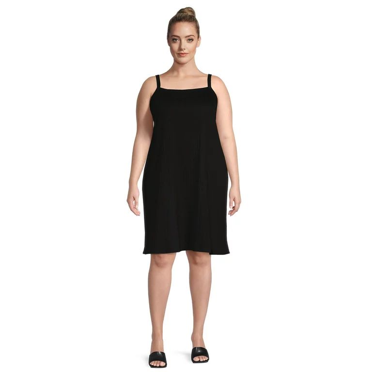 Terra & Sky Women’s Plus Size Reversible Tank Dress - Walmart.com | Walmart (US)