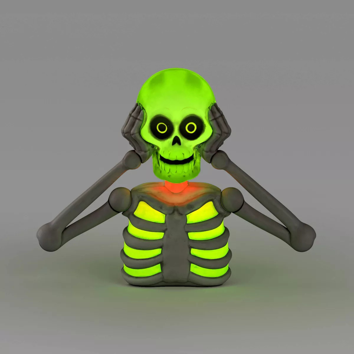 6" Animated Skeleton Torso Groundbreaker Halloween Decorative Prop White - Hyde and EEK! Boutique... | Target