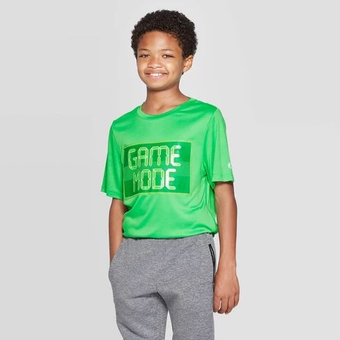 Boys' Graphic Tech T-Shirt Game Mode - C9 Champion® Green | Target