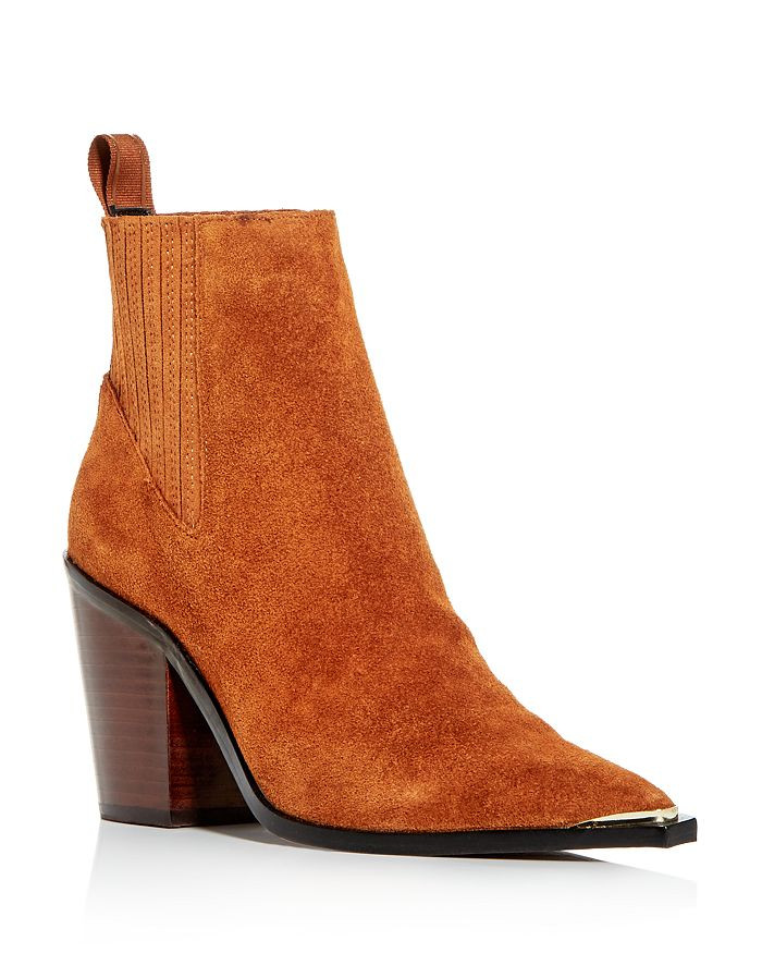 Women's West Side Pointed-Toe Block-Heel Booties | Bloomingdale's (US)