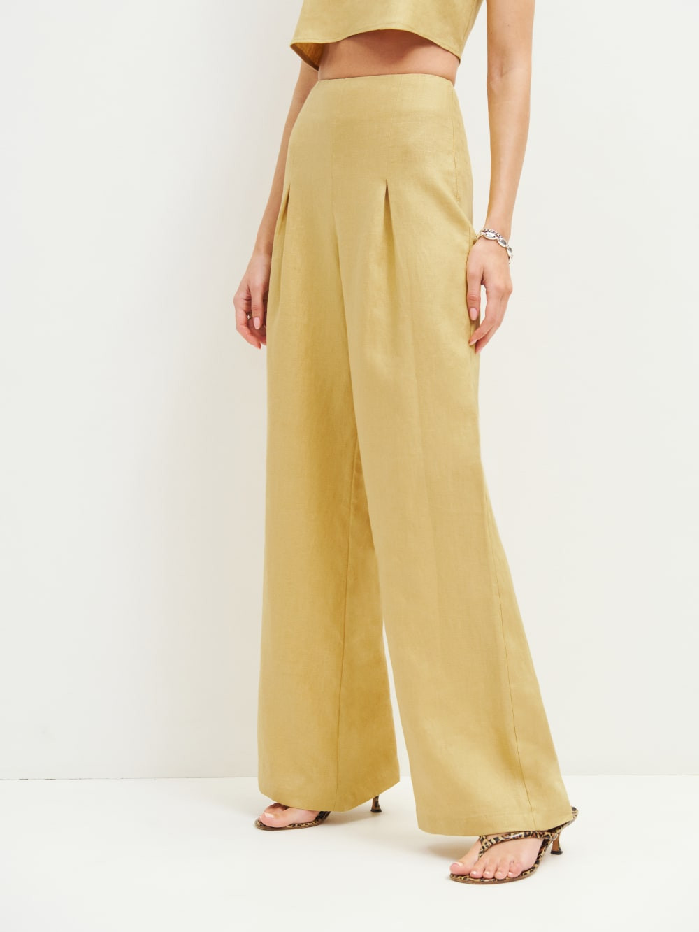 Cleo Linen Pant | Reformation (Global)