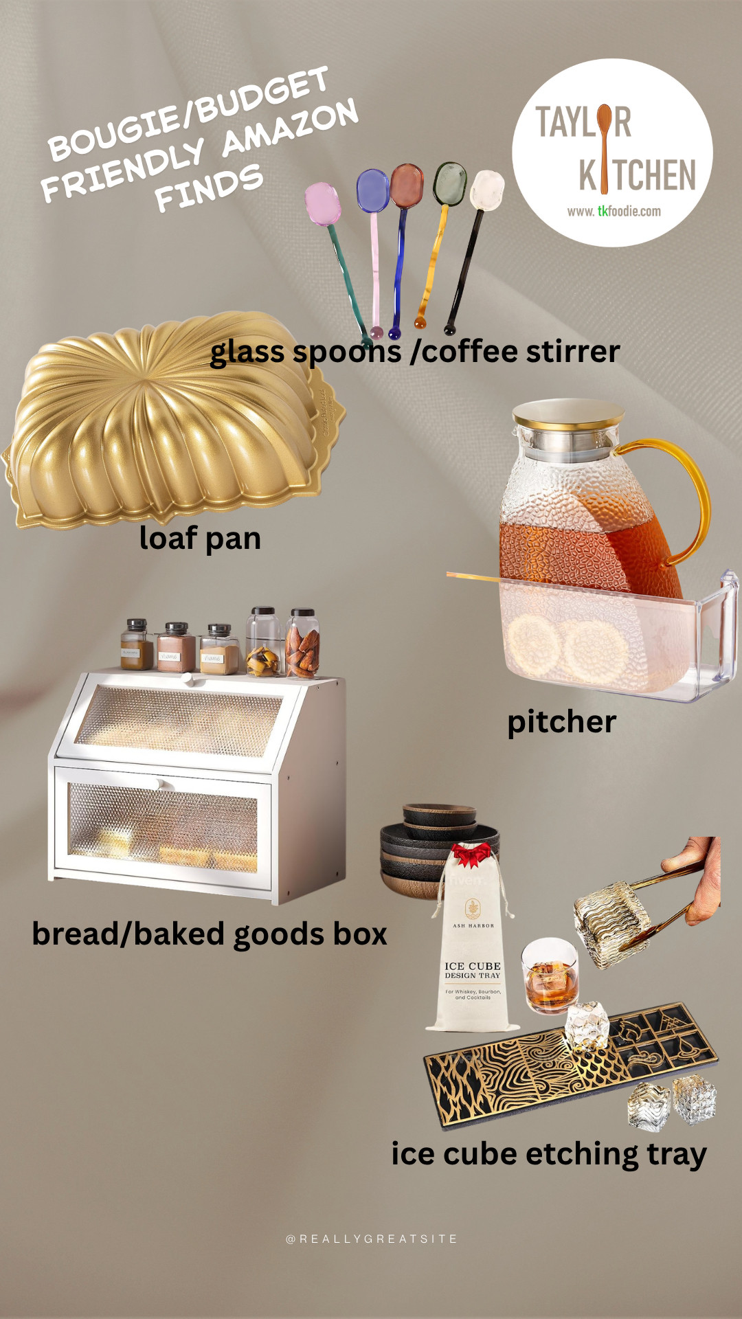Found some of the coolest things on @Amazon that look bougie, but are pretty budget friendly.  This collection covers kitchen & dinner party gems.💎
Loving the copper ice press tray that let's you etch a cool design in 5 seconds.

Check them out here on my LTK.😊 

 #LTKHome