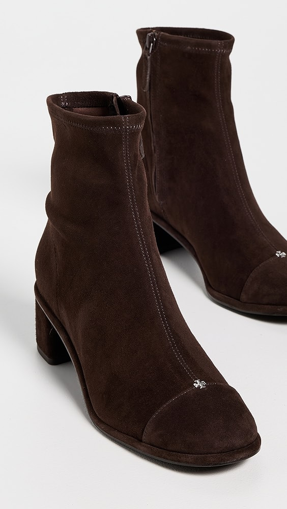 Cap-Toe Heel Ankle Boots 50mm | Shopbop