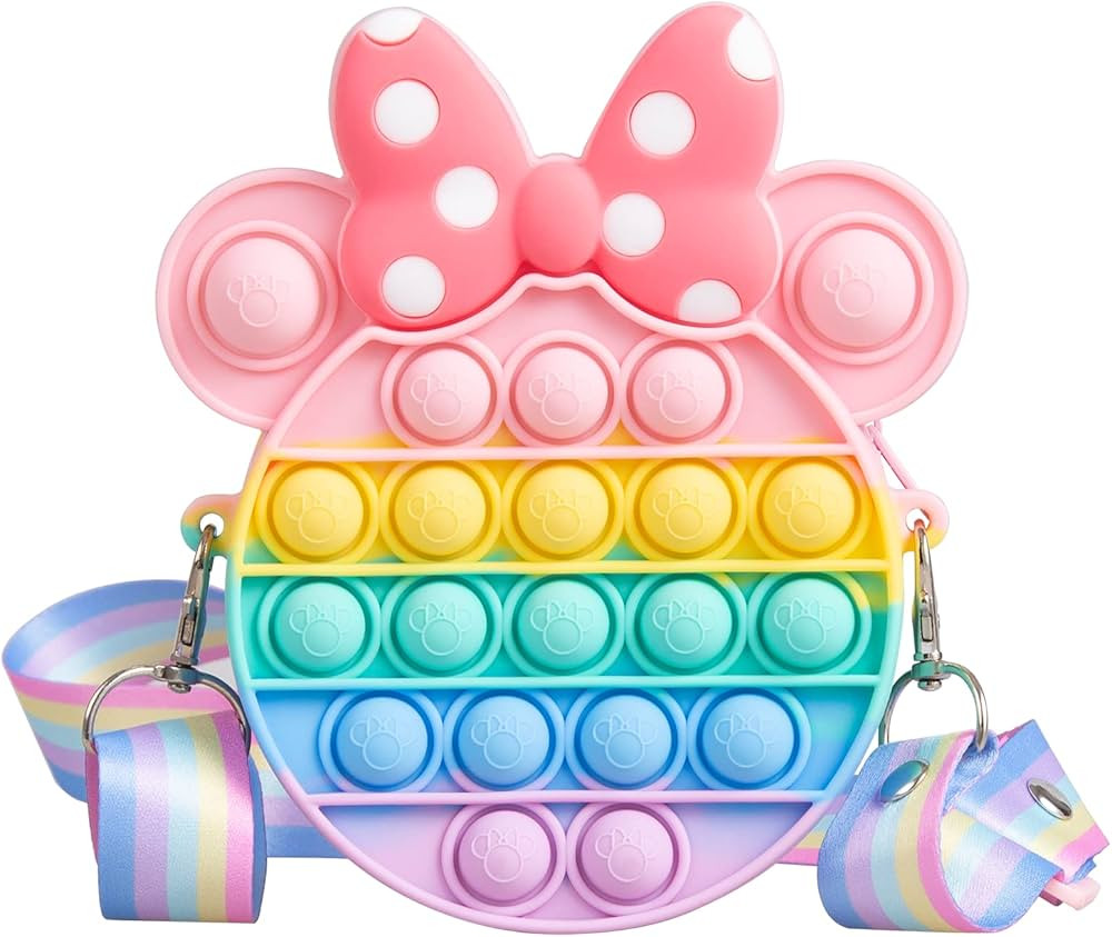Pop Purse for Girls Fidget Shoulder Bag, Pop On It Purse Bag Stress Relief Sensory Toy Crossbody ... | Amazon (US)