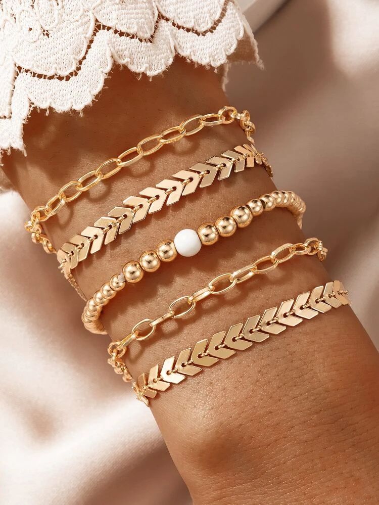 5pcs Minimalist Bracelet | SHEIN