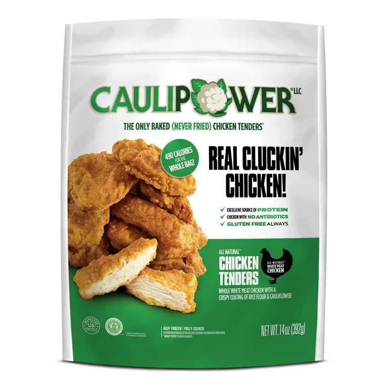 Caulipower Gluten-Free All Natural Whole White Meat Chicken Breast Tenders, Frozen, 14 oz | Walmart (US)
