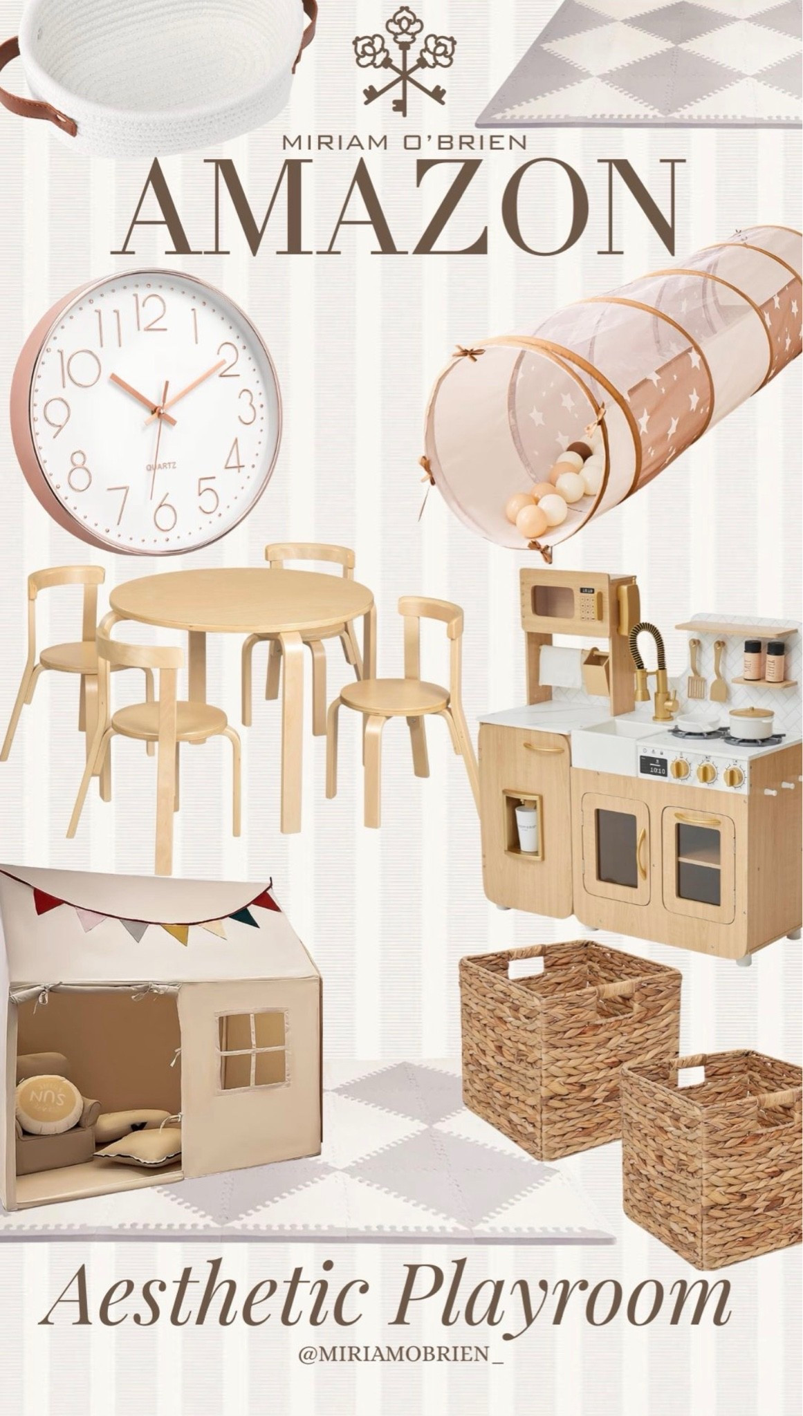 Aesthetic playroom for kids 

Follow me @miriamobrien on IG and TikTok 

#Amazon #AmazonPlayroom #Playroom #Kids #KidsRoom ￼

#LTKSeasonal #LTKOver40 #LTKHome