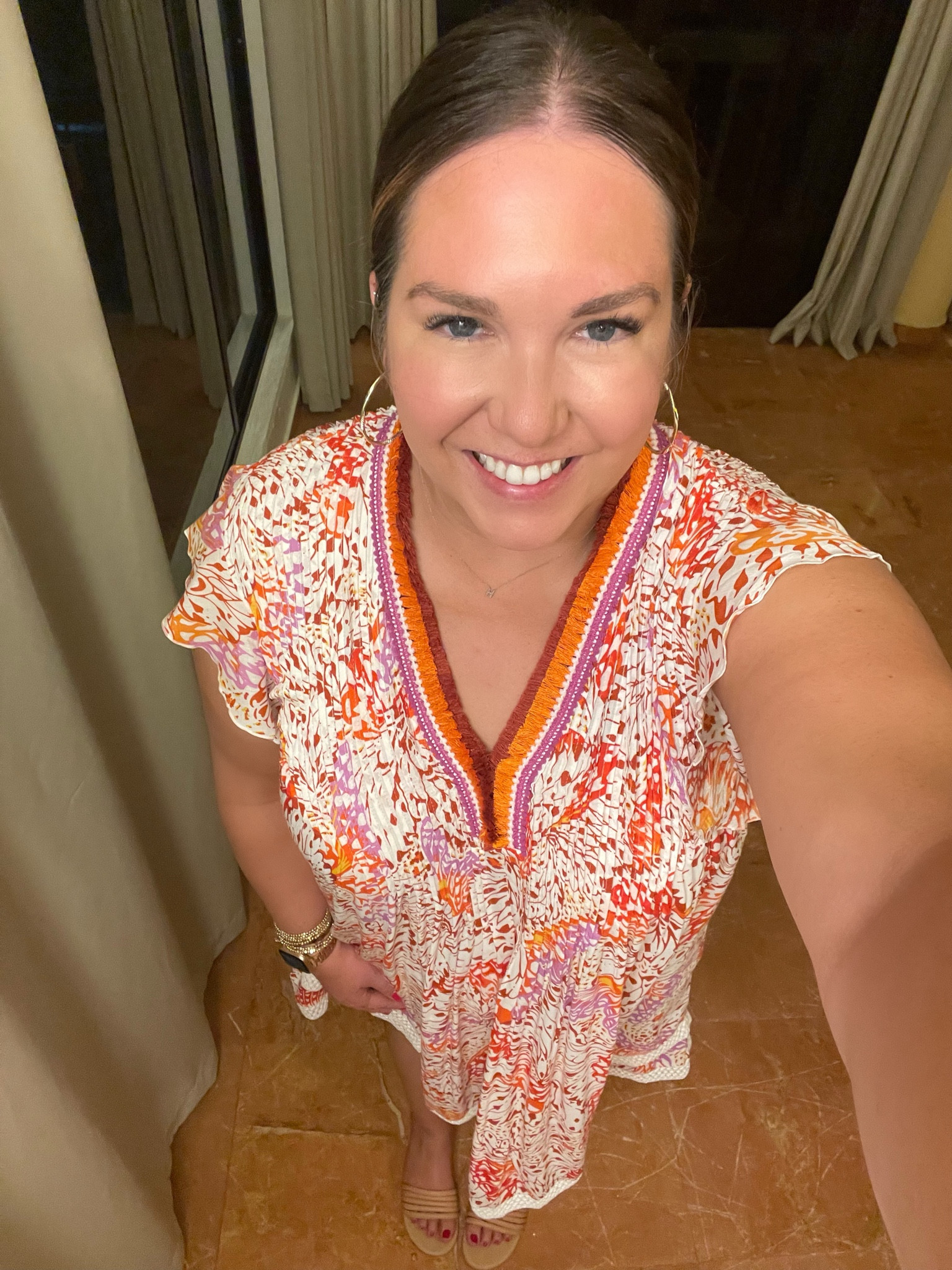 These are some of my favorite dresses for vacation. They are so lightweight and the prints are really fun! This print is older but I linked some similar and on sale. I paired it with my Tkees which I don’t travel without and some simple jewelry for a easy vacation look  

#LTKtravel #LTKstyletip #LTKshoecrush