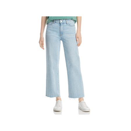 Paige Womens Nellie Denim Culotte Wide Leg Jeans | Walmart (US)