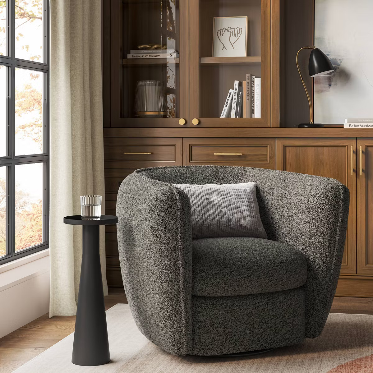 Swivel Accent Chair Tan - Threshold™ | Target