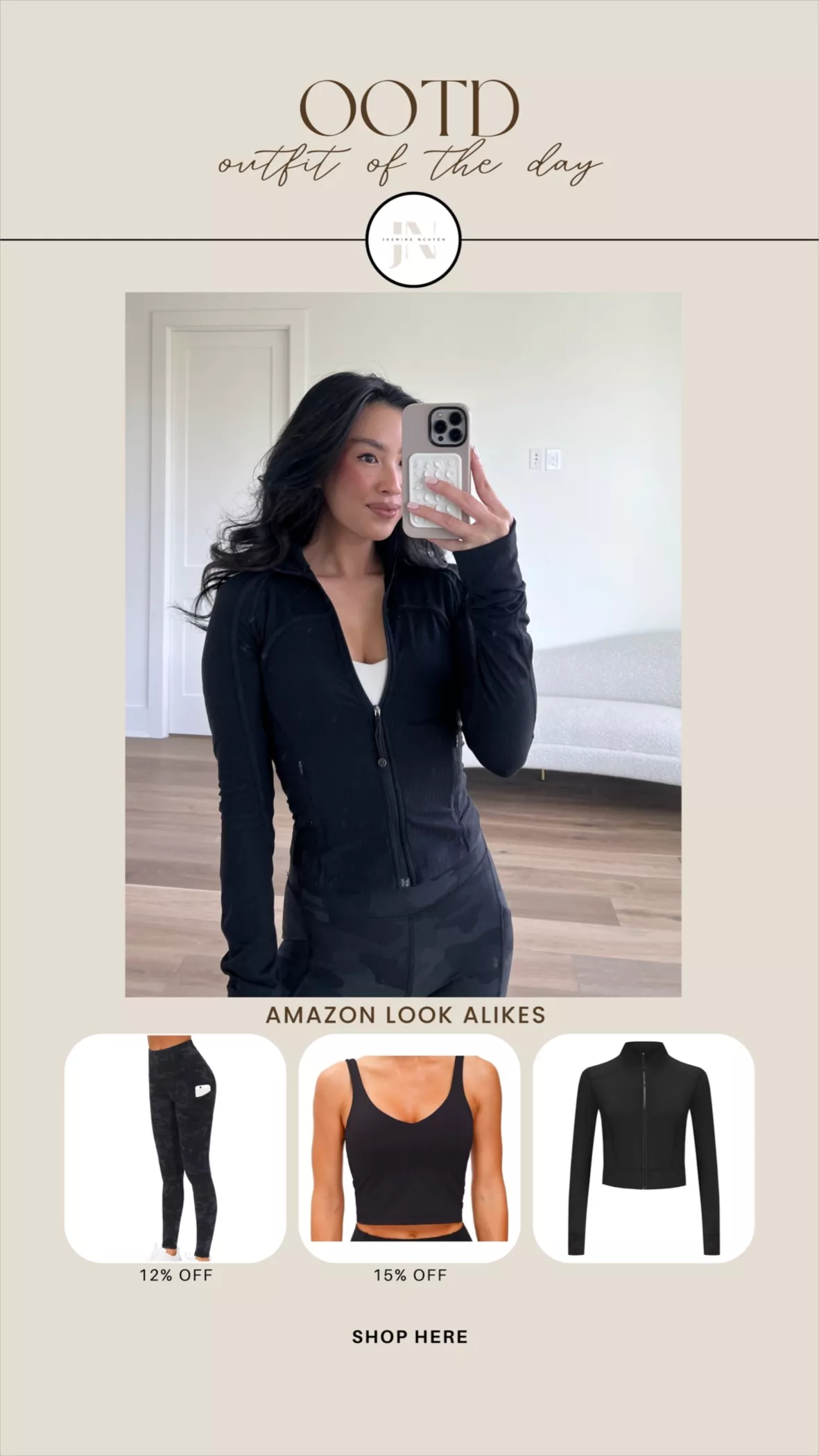 CRZ YOGA Womens Butterluxe Full Zip Cropped Workout Jackets