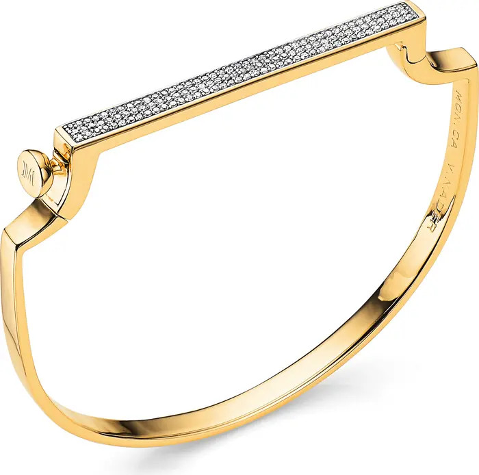 Monica Vinader Singature Pavé Diamond Bangle | Nordstrom | Nordstrom