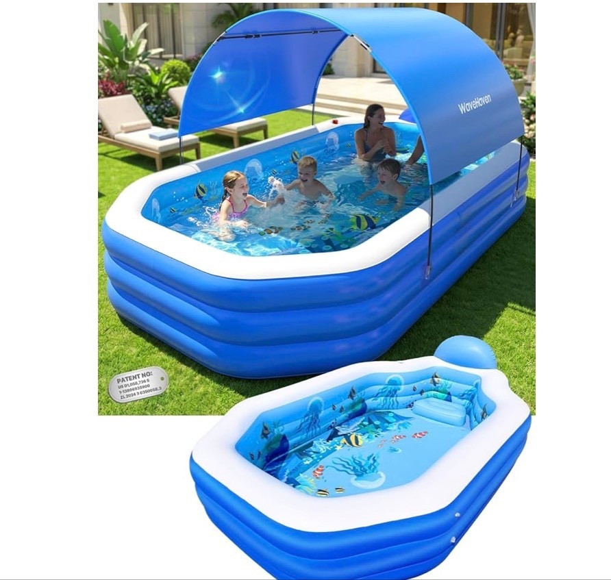 SUMMER MUST HAVE …
Beautiful and convenient for the family. 
#pool #swimming #family #blue #backyard #amazon #founditonamazon #summer #fun #play 

#LTKSeasonal #LTKKids #LTKHome