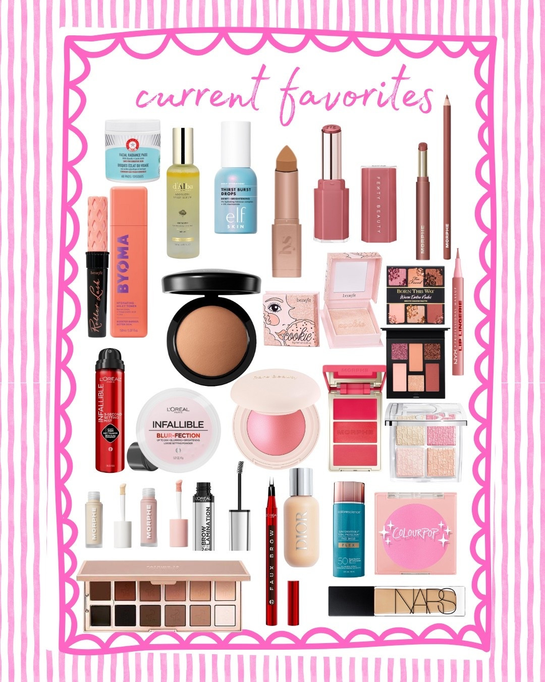 A highly requested list of current makeup favs! 💄 

Can you tell I’m blush obsessed?! 🤪 I love a mix of high end products and drug store — it’s all about balance for my budget — Luckily, I’ve found some drug store products that I love even more than high end brands! 

#LTKGiftGuide #LTKgrwm #LTKBeauty