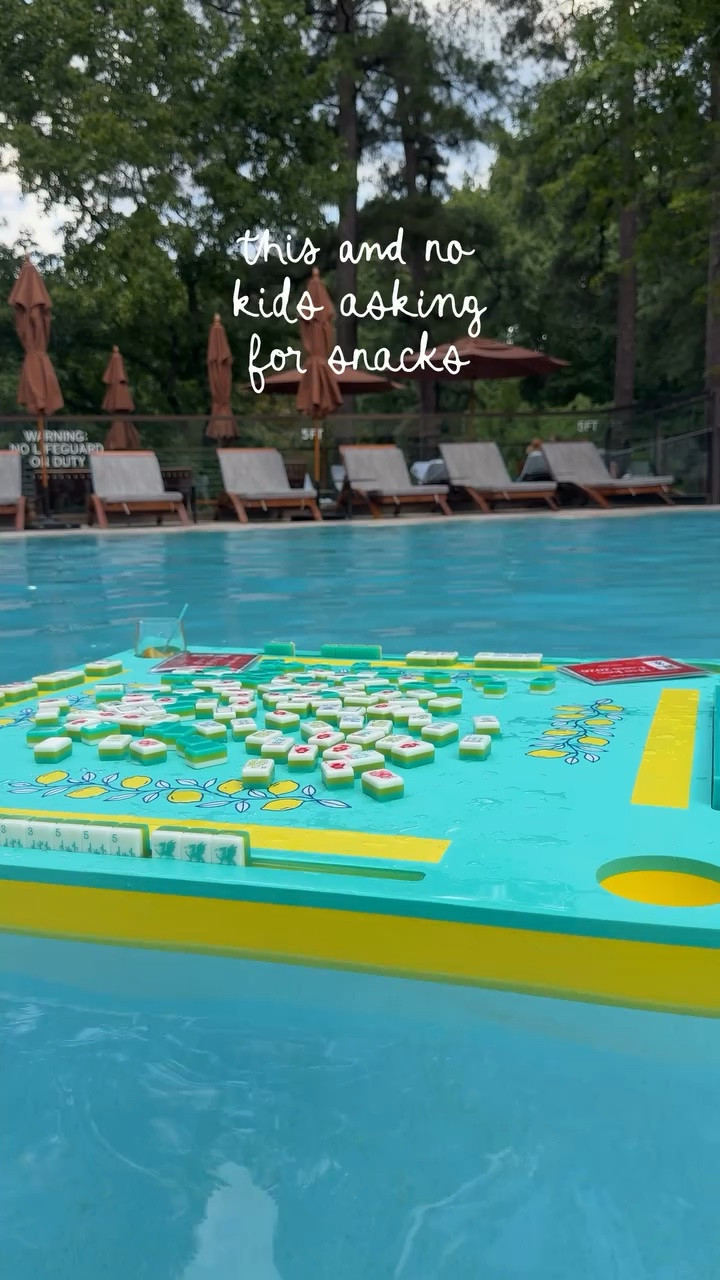 The viral Sam’s Club floating mat is IN STOCK as of posting! This is my friend’s set, and I was blown away by the quality 🀄️🩵🍋 The tiles are so nice, and it comes with Rummi too!!

#LTKdayinmylife #LTKmomlife #LTKselfcare