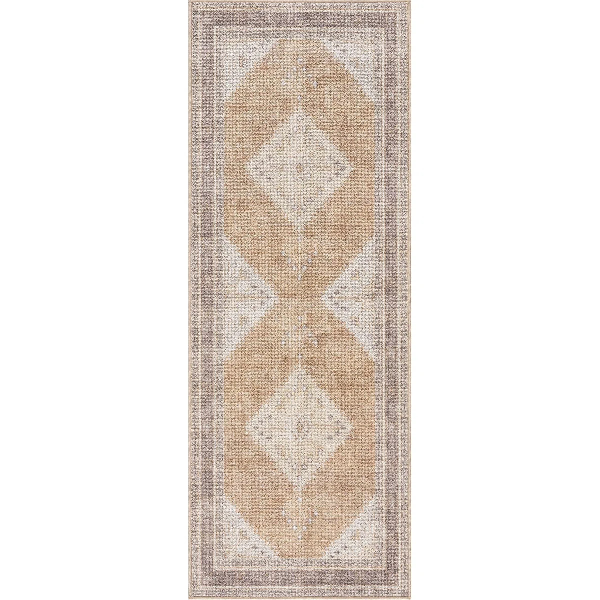 Foundry Select Albar Moroccan Machine Washable Brown Area Rug & Reviews | Wayfair | Wayfair North America