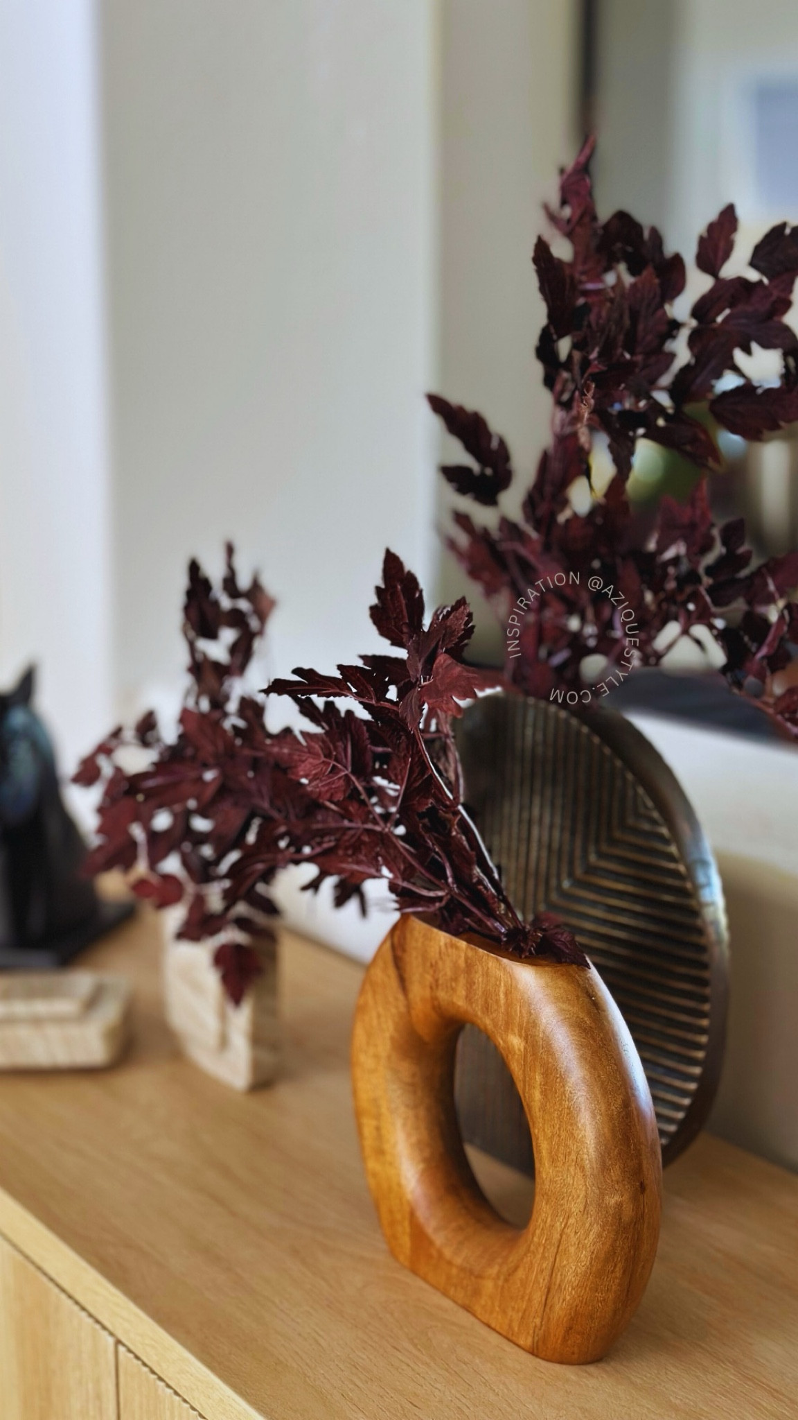 My Most Favorite faux stems – so realistic plum stems. Absolutely happy to have them in my home. I can enjoy these stems all year round, but specifically around fall and winter time. My fall starts when decorating my home with these fantastically beautiful cimicifuga plum stems. I cannot stop bragging how realistic and beautiful they are! I have a plum tree in my backyard because I love the look of plum trees, plum stems, these blossom and fleur is just amazing. Contrasting the blue skies rich purple colors look beautiful. This faux plum stems that I use over and over in my home decor are so true looking and beautiful. 36 inch height, adjustable, so versatile. I could use them all year round in case I did not have another seasonal love my realistic green stems

#LTKSeasonal #LTKHome