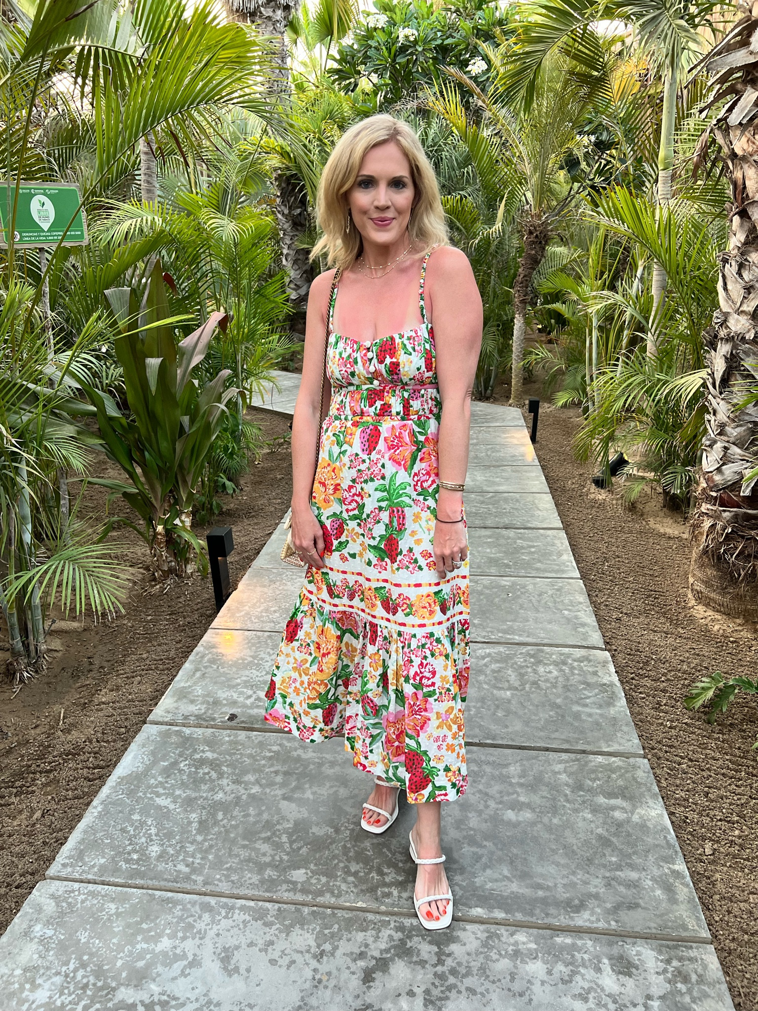 Beach vacation dress 
Summer dress 
Farm Rio dress 
Floral print dress 
Summer maxi dress 
Tiered maxi dress 
Marc fisher sandals 
Beach vacation dress 

#LTKTravel #LTKSeasonal #LTKSaleAlert