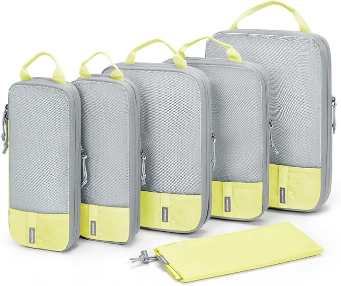 BAGSMART 6 Set /4 Set/2 Set Compression Packing Cubes for Travel, Lightweight Luggage Organizer B... | Amazon (US)