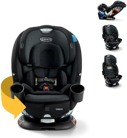 Graco Turn2Me 3-in-1 Rotating Convertible Car Seat, Cambridge, Rear-Facing Rotation Only, Forward... | Amazon (US)