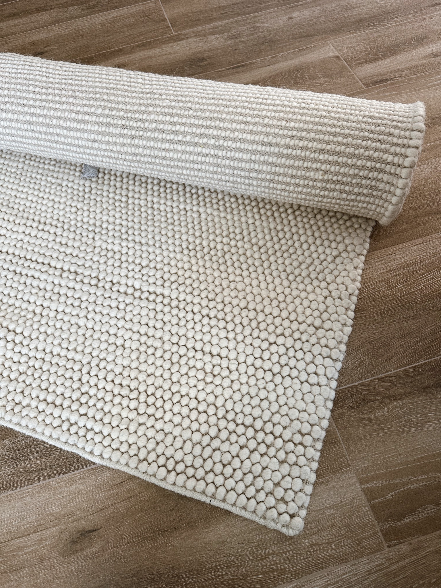 The vibiest rug 🤌🏼🤌🏼
Mine is in the “ivory color” and it’s going in the beach house primary bedroom 🤍

#rug #neutralrug #homedecor #homefind #woolrug #modernorganic #home #walmarthome #bedroomrug #creamyrug #newrug 

#LTKSaleAlert #LTKSeasonal #LTKHome