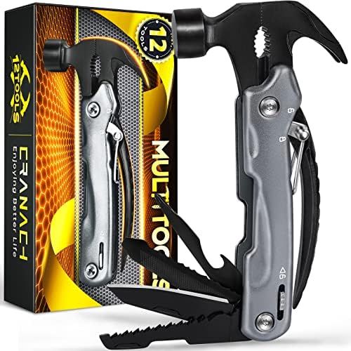 Camping Accessories Multitool Gifts for Men - 12 in 1 Christmas Stocking Stuffers Hammer Multi Tool  | Amazon (US)