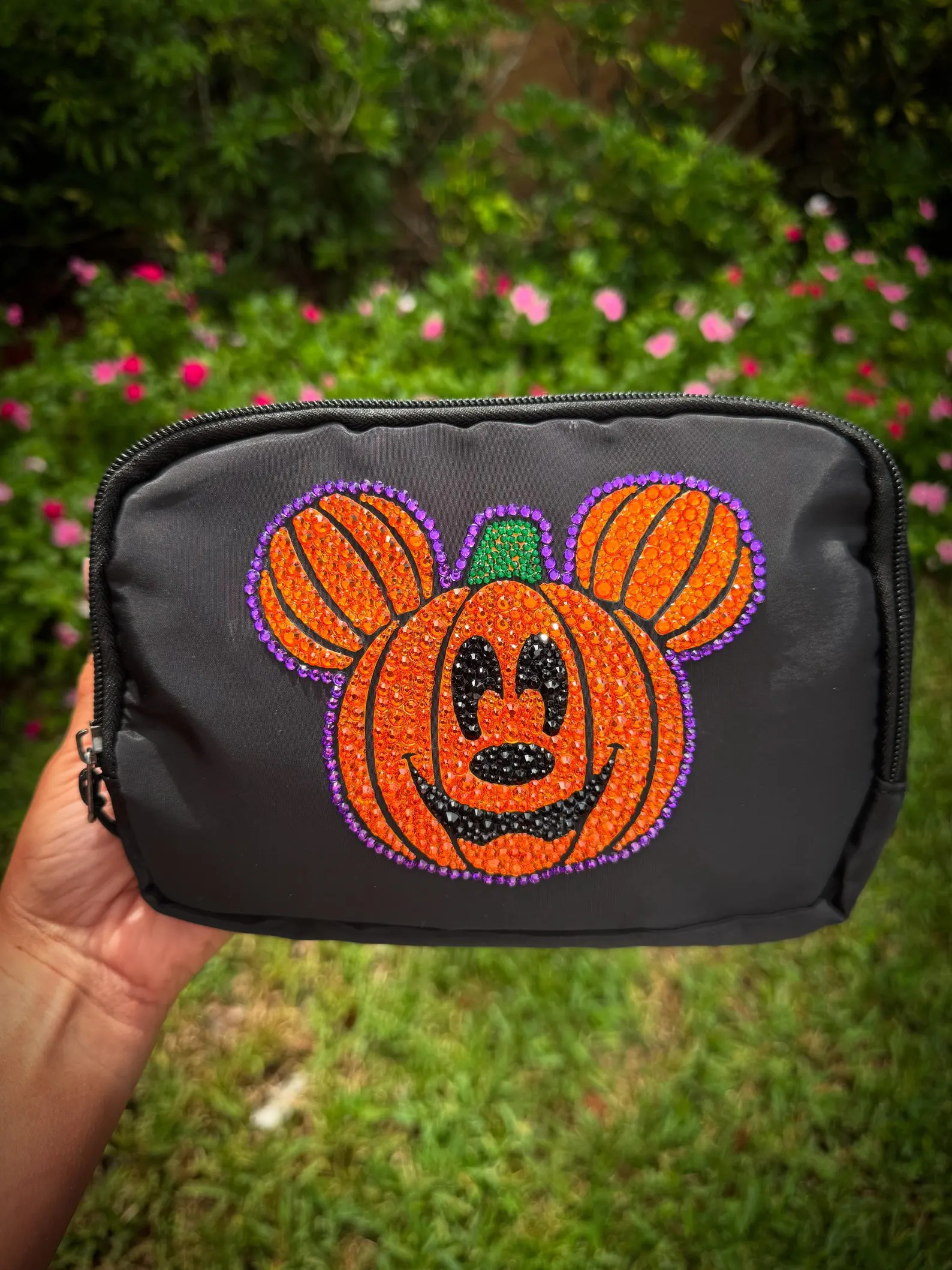 The Not-so-scary Pumpkin Bag – Bedazzled Halloween Purse, Disney Park Outfit Essential - Etsy | Etsy (Global)