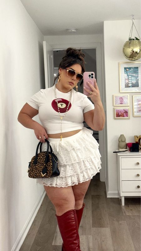 Curvy midsize 12/14 & petite 5’2” outfit idea styling bloomers for summer 2024 ♥️

#LTKPlusSize #LTKMidsize #LTKStyleTip