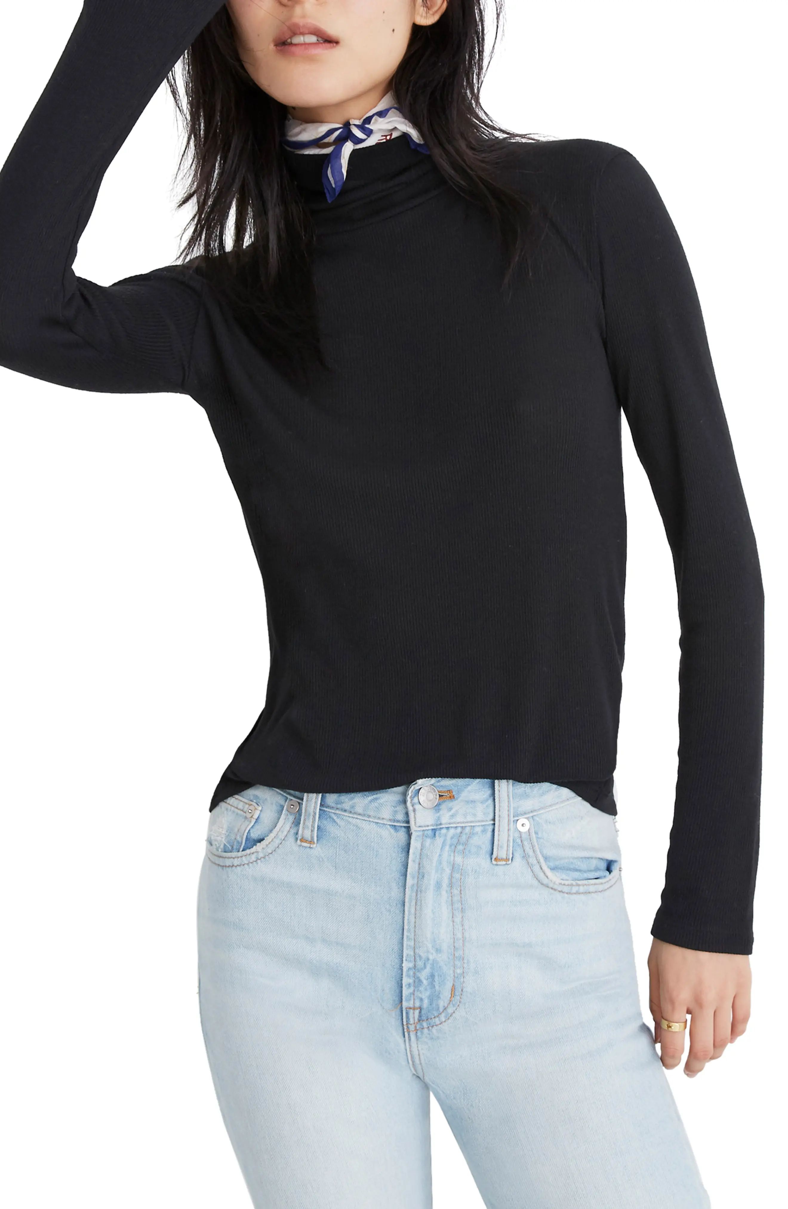 Fine Rib Turtleneck | Nordstrom