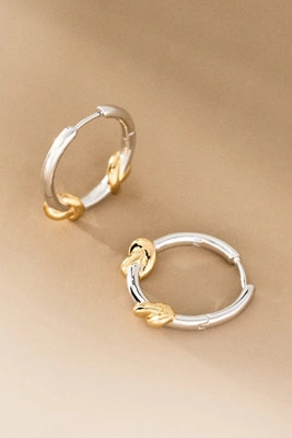 Missoma Lucy Williams Knot Small Hoop Earrings | Anthropologie (US)