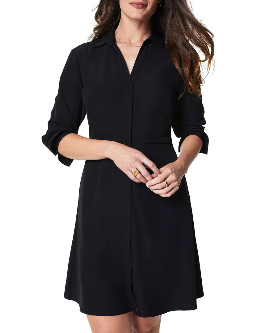SPANX Carefree Crepe Collared Shirt Dress | Shop Simon